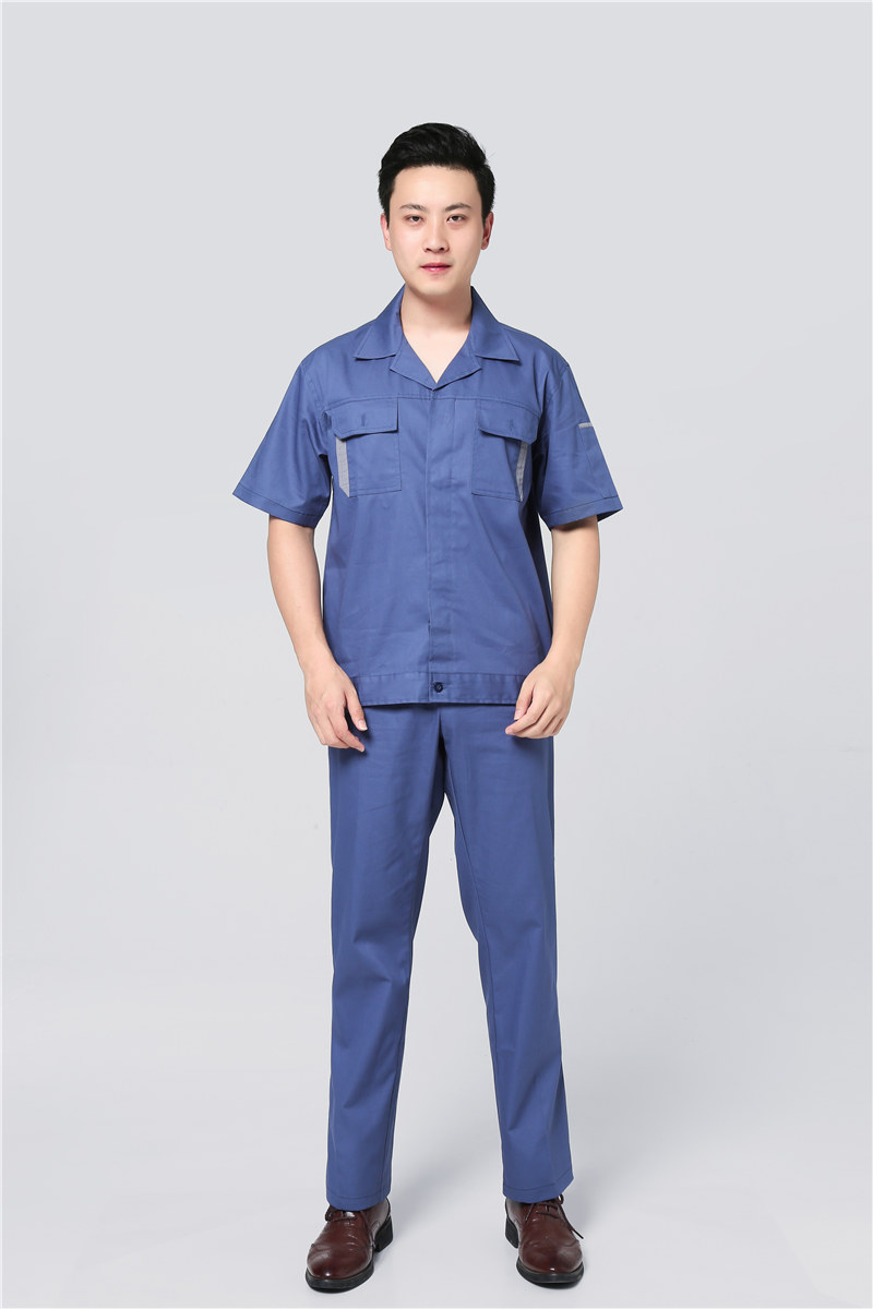 工程服订做YX短袖新品纯棉工作服夏季Y901