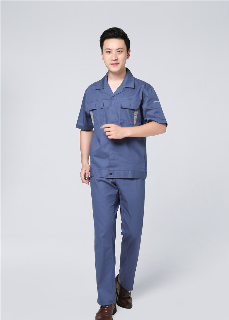 工程服订做YX短袖新品纯棉工作服夏季Y901